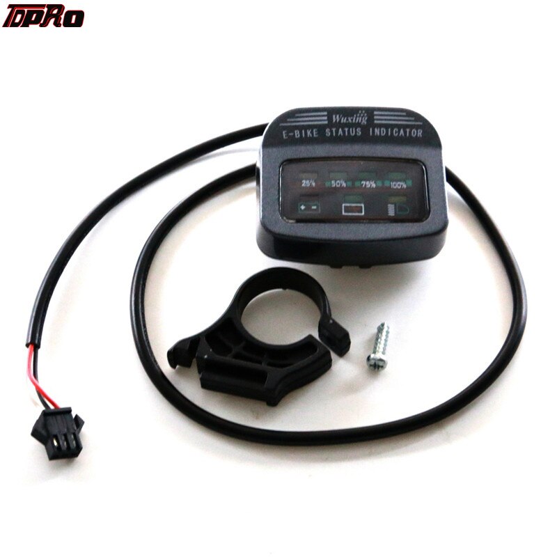 LED display 48V Battery Gauge Indicator Charging Coulombmeter With accessories For ATV Go Kart Quad Pitbike Electric E-Bike