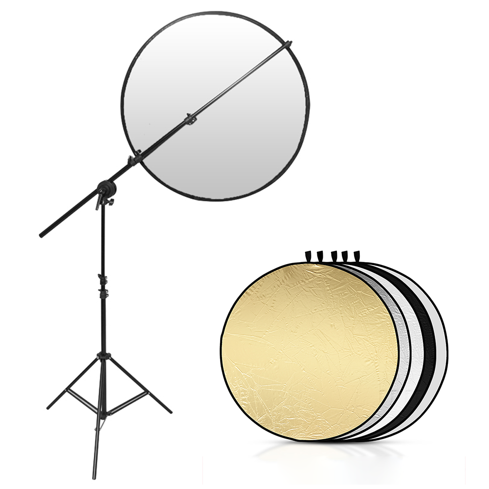 60cm 5 In 1 Reflektor Faltbare Fotografie Licht Reflektierende Für Foto Studio Multi Photo Disc Diffuers Neue Tragbare reflektor