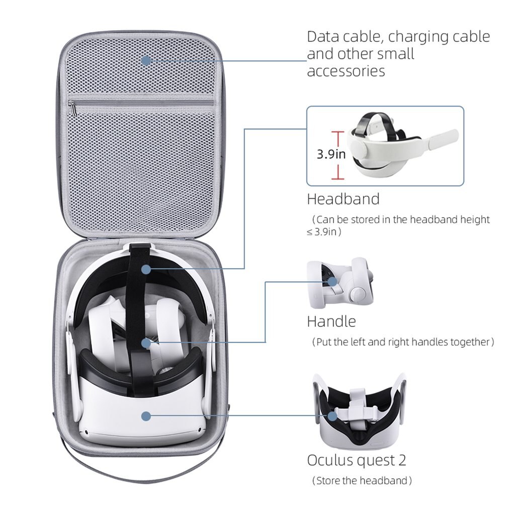Lagerung Tasche Geeignet Für Oculus Suche 2 VR Gläser Zweite Generation Bote Tasche Lagerung Tasche Zubehör