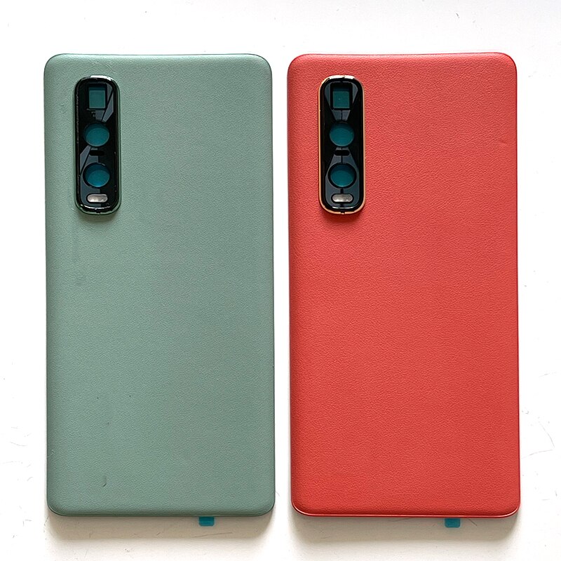 6.7 ''Original Für Oppo Finden X2 Profi Batterie Abdeckung Batterie Gehäbenutzen Für Finden X2 Profi CPH2025 PDEM30 Zurück Abdeckung + Carame Rahmen Aufkleber