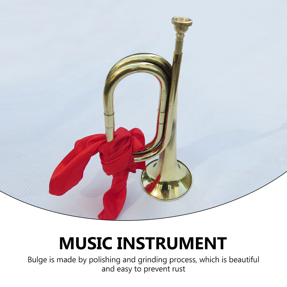 Trompetinstrument Blaasinstrument Trompet Traditioneel blaasinstrument Koperlegering Bugel Blaasinstrument Jeugdhoorn Koper