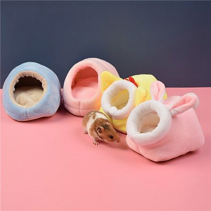 Cage d&#39;hiver chaude pour animaux de compagnie, accessoires pour Hamster, lit de cochon d&#39;inde, niche pour rongeur, cochon d&#39;inde, Rat, hérisson