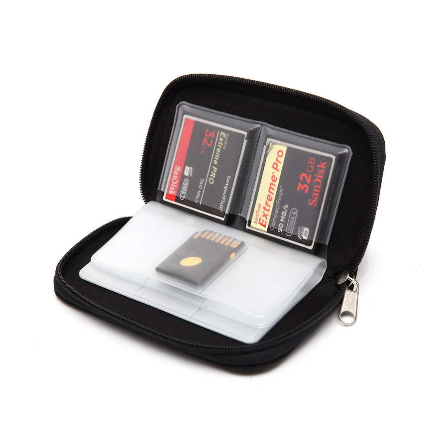 Étuis pour cartes mémoire SD Micro SD CF SDXC SDHC, pochette de transport pour cartes mémoire Flash, organisateur, sac de rangement multimédia