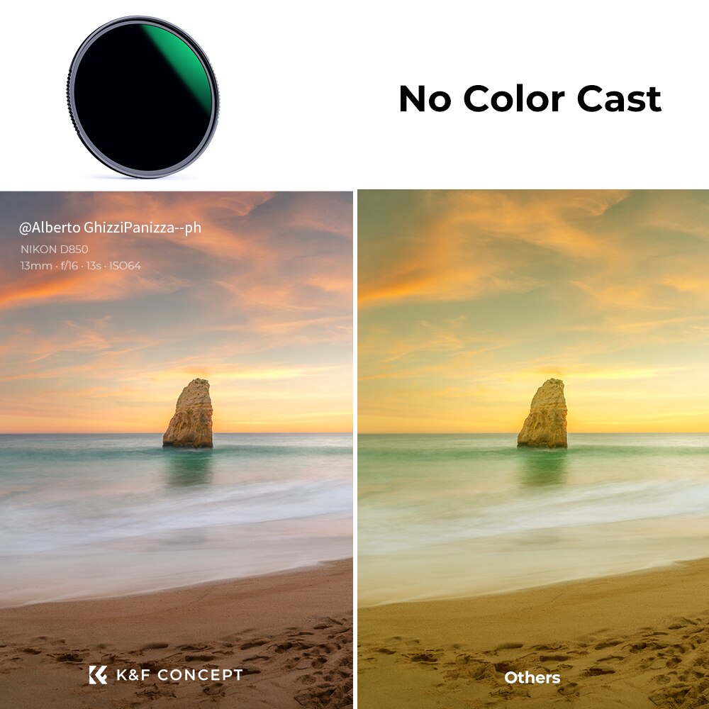 K &Ampere; F Konzept ND Filter ND1000 52mm 58mm 67mm 77mm neutral Dichte Objektiv Filter HD 18 schicht mit Nano Beschichtung für Kanon Nikon Objektiv