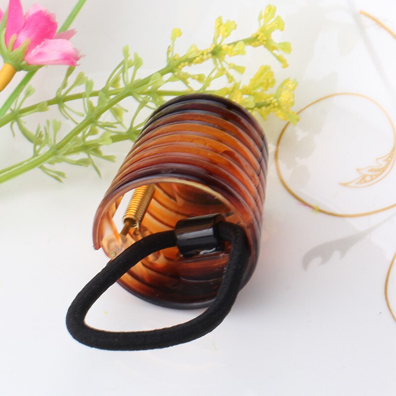 coletero elástico estilo Punk, accesorios para el cabello, banda para el pelo, anillo de pelo redondo Retro Vintage para mujer, Scrunchy con caja