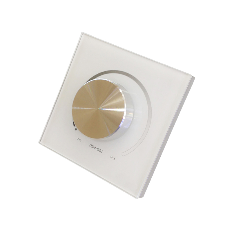 LTECH E610 Led 1-10V Dimmer 110V 240V High Voltage Input 5A Switching Power Manual Knob Panel Wall Mount Dimming Controller