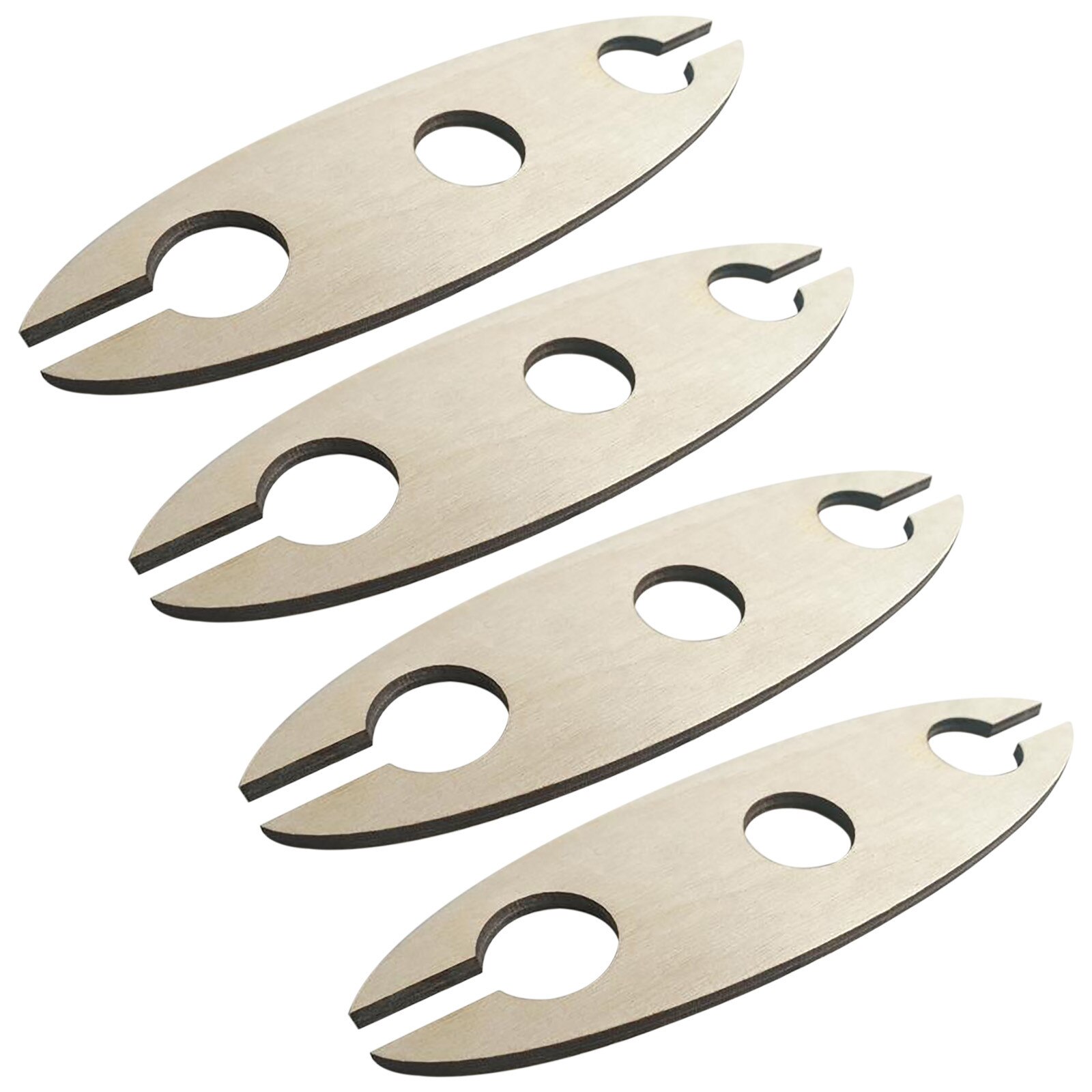 1/2/3/4/5PCS Wooden Wine Bottle and Glass Holder Wood Wine Rack Outdoor Wine Holder Wine Rack Bottle Champagne Shelf: 4PCS