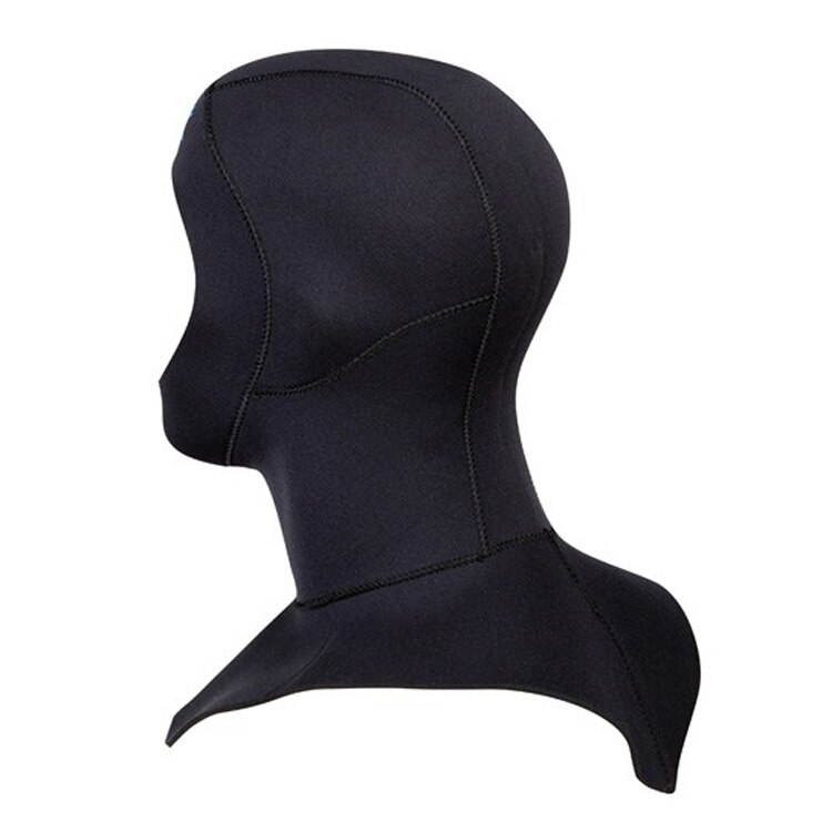 Traje de neopreno para buceo, capucha con pechera transpirable de 3MM para hombres y mujeres, gorra para deportes acuáticos, cálida y cómoda, antideslizante para surf y esnórquel