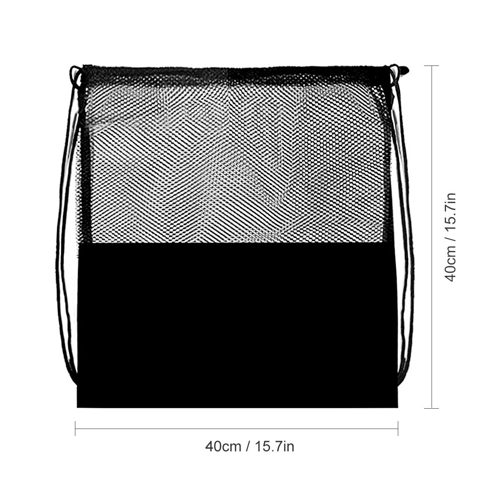 Sport-netztasche, tragbarer fußball-aufbewahrungsrucksack, robuste netz-aufbewahrungstasche für outdoor-basketball, multifunktionale aufbewahrungstasche