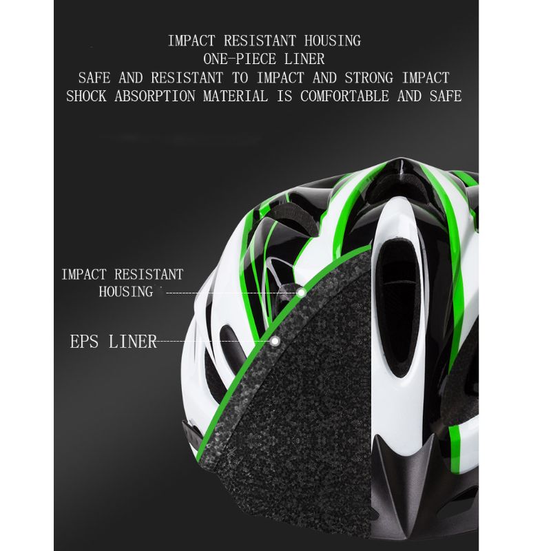 Aikuisten turvapyöräilykypärä maantiepyörä skeitti cyclocross suoja säädettävä kypärä  q84c