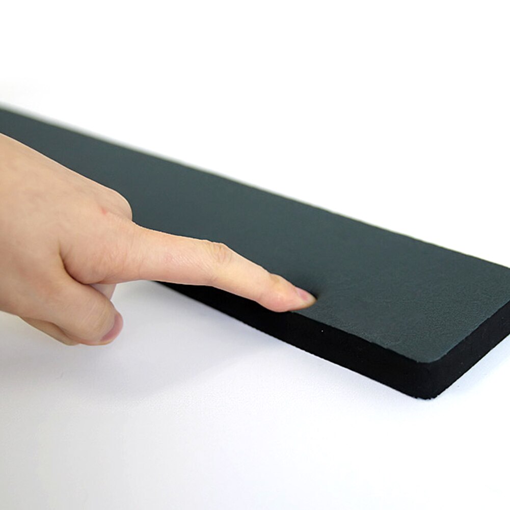Reposamuñecas para teclado ergonómico muñequera 44X6,5X1,4 CM antideslizante y hecho de reproductor de goma Natural