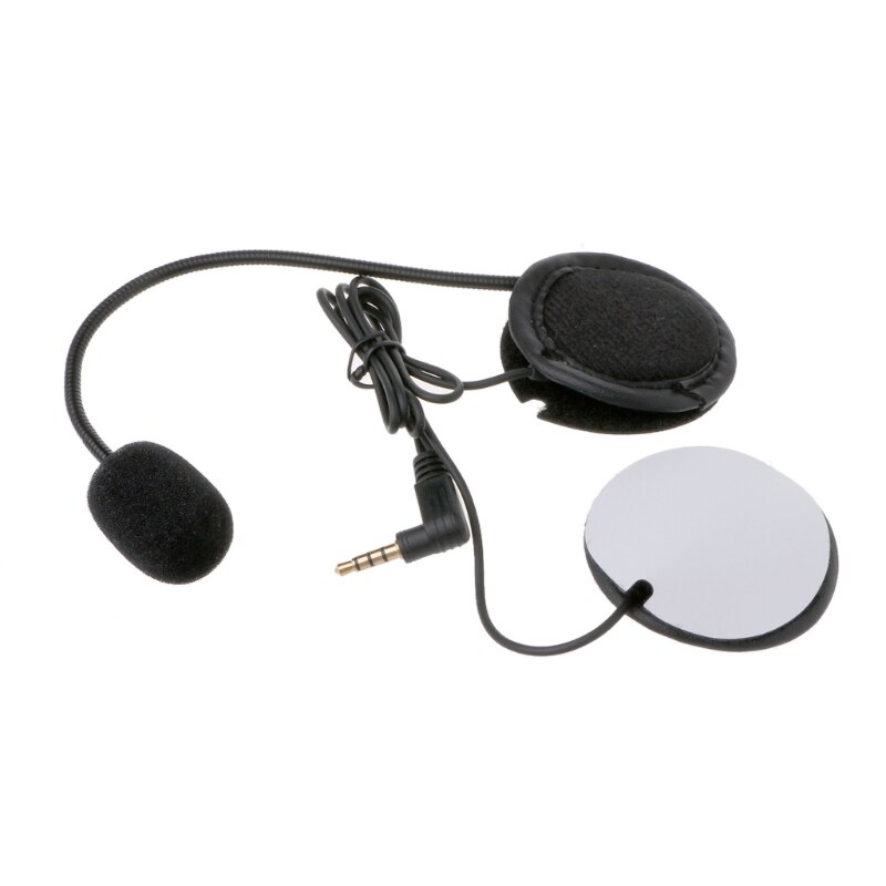 Motorcykel hörlurar högtalare intercom tillbehör 3.5mm jack plug & clip för  v4 v6 motorcykel hjälm headset
