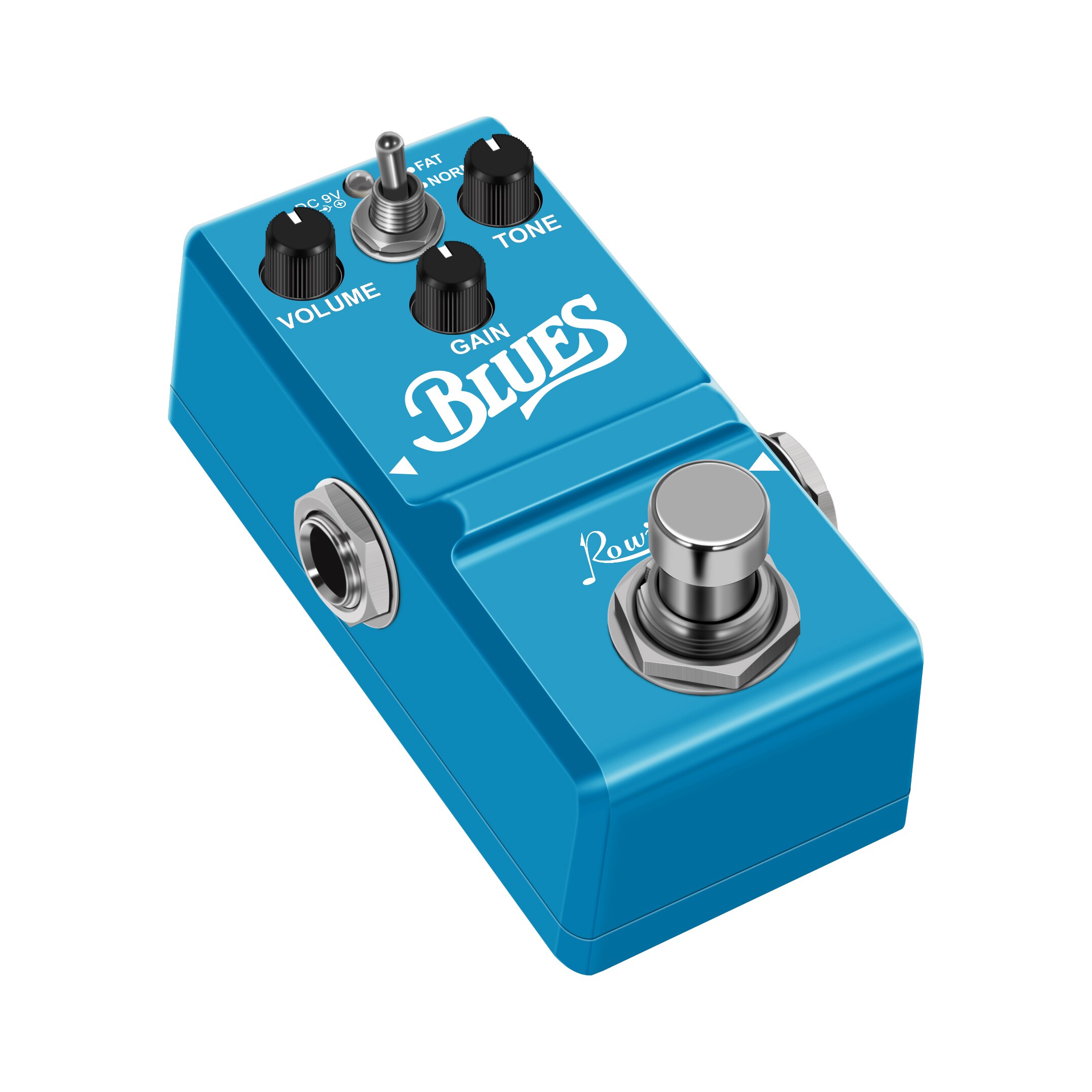 Rowin-Pedal de efectos para guitarra, Pedal de guitarra Overdrive, LN-321, Blue