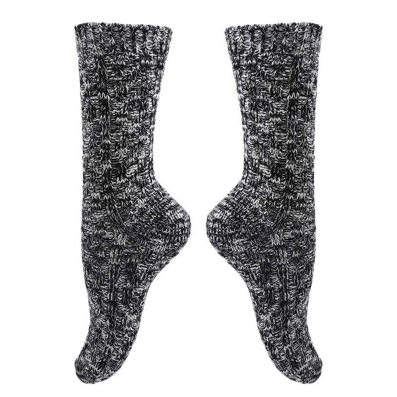 Høst vinter kvinner myk snø strikking ull sokker vintage damer varme tykkere sokker basic sox kvinnelige sportsokker