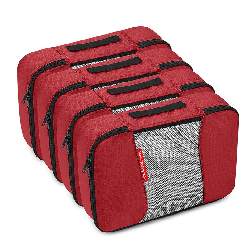Gonex 4 pièces sacs de rangement de voyage vêtements emballage pochette organisateur de bagages