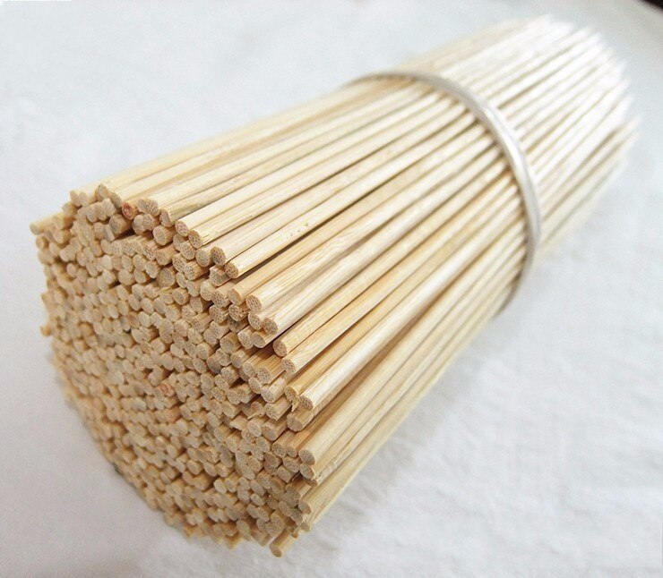 30 cm 1000 stks houten bamboe BBQ sticks tool Bamboe BBQ Party Spiesjes Wegwerp Sticks Vlees Voedsel Lange Catering Grill camping 1809