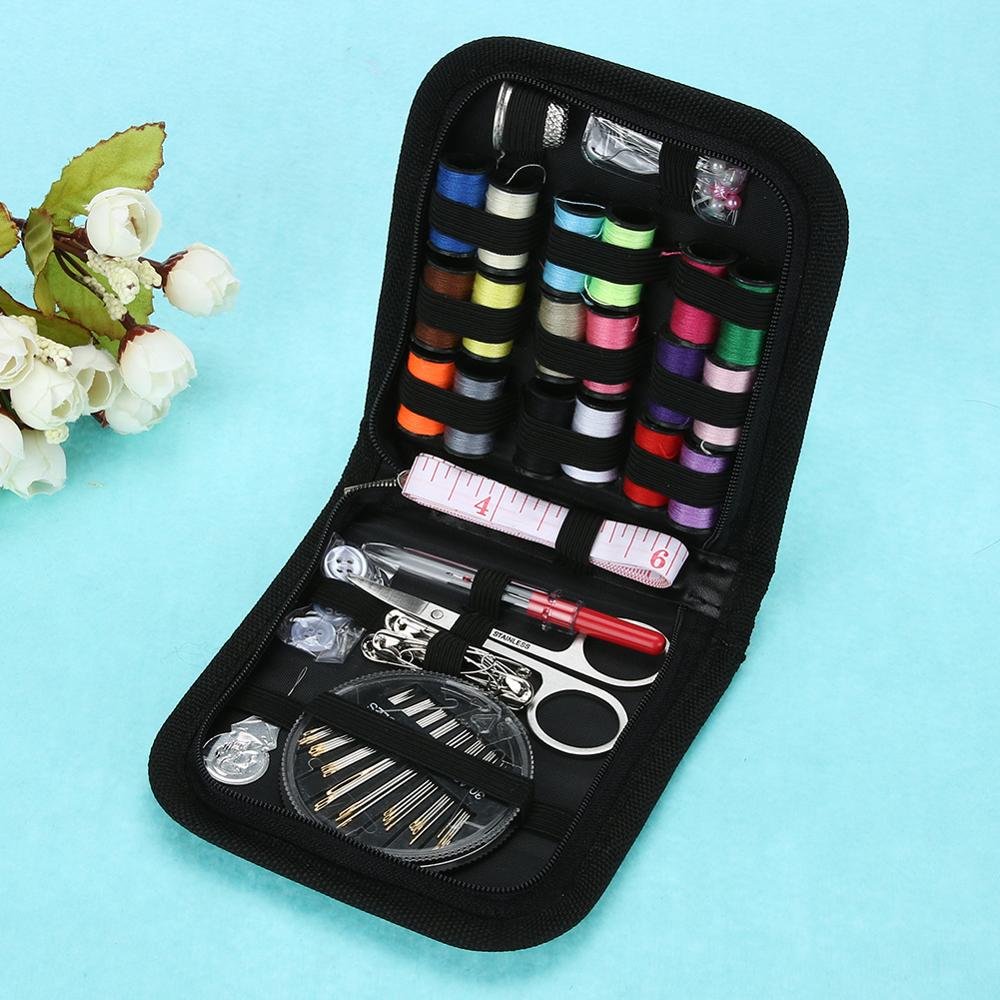 Sewing Kits Portable DIY Multi-function Sewing Box Set for Hand Knitting Quilting Stitching Embroidery Thread Sewing Accessories