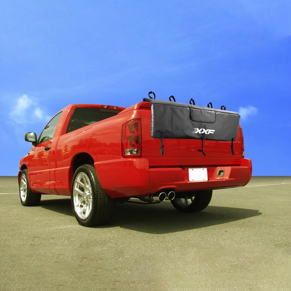 Pickup Tailgate Cushion Bicycle Rear Fixed Protective Tail Pad Rear Tailgate Cushion Belt Tool Bag Mountain Bike Transport