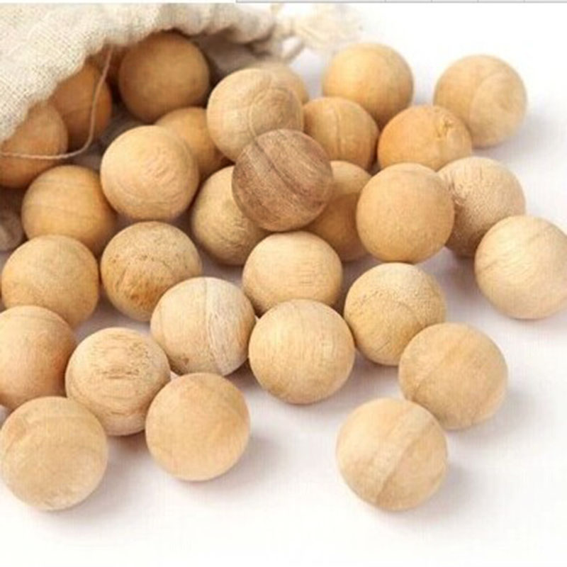 6 stuks/zak houten mottenballen natuurlijke kamferballen kleding schimmelwerend voorkomen ongedierte vochtwerend geurbestrijding