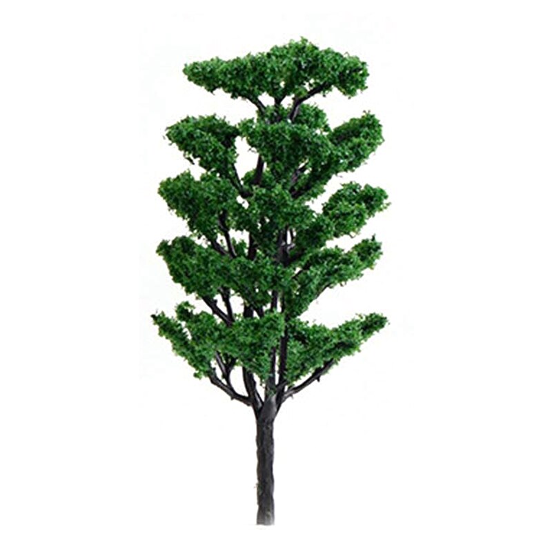 Kunstmatige Plastic Boom Model Landschap Railroad Decoratie Miniatuur Landschap 23GD