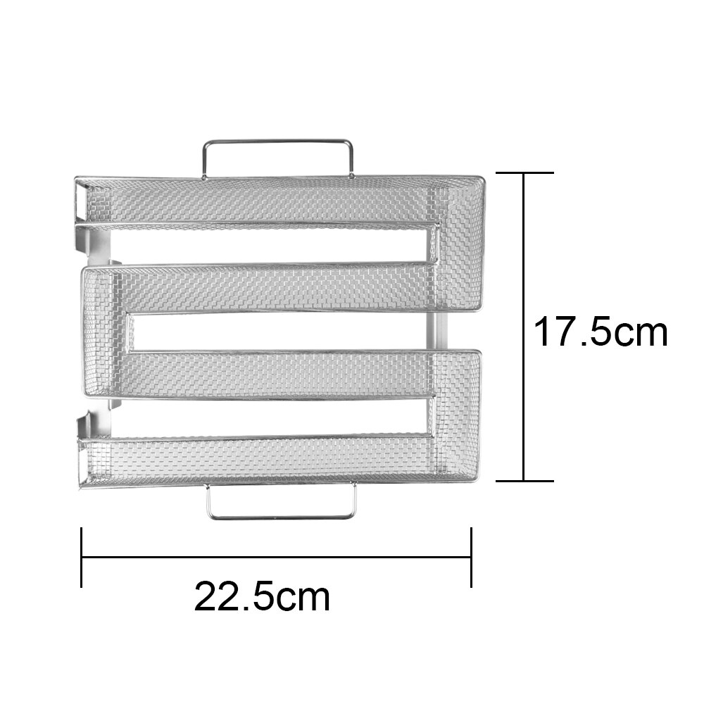 Cold Smoke Generator BBQ Accessories Steel Barbecue Grill Smoker Generator Cooking Tool Salmon Bacon Fish Wood Chip Smoking Box