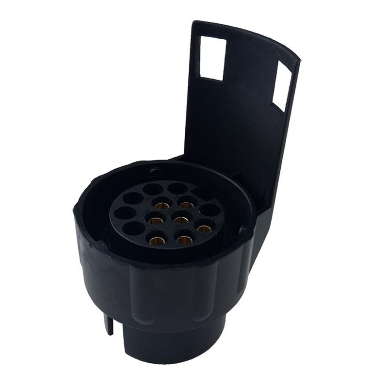 7 to 13- pins tilhengerkobling 12v tilhengerfeste tilhengerplugg adapter rv tilbehør holdbare vanntette plugger stikkontakt adapter beskytter