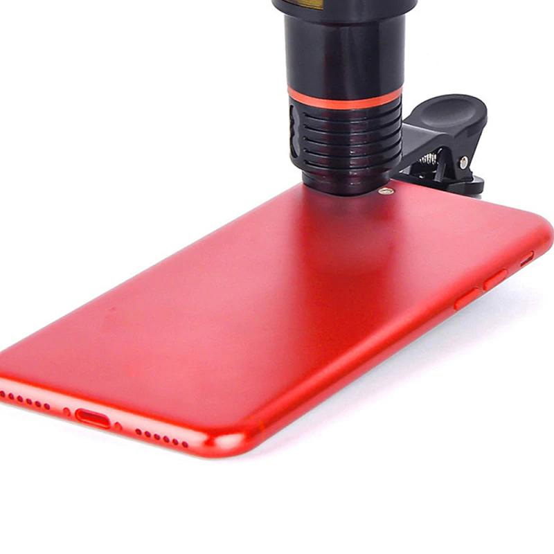 Universal Phone Camera Lens Universal Clip 8X 12X Zoom Cell Phone Telescope Lens For iPhone External Telescope Phone Accessories