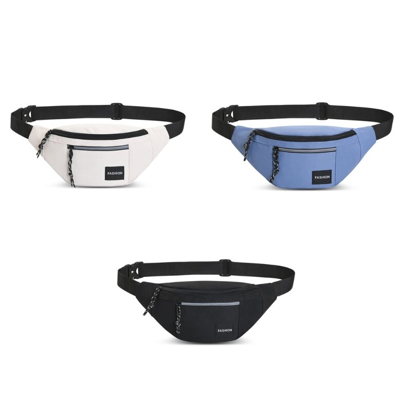 Mannen Borst Zak Taille Fanny Pack Belt Pouch Reizen Hip Bum Schoudertassen Purse M68C