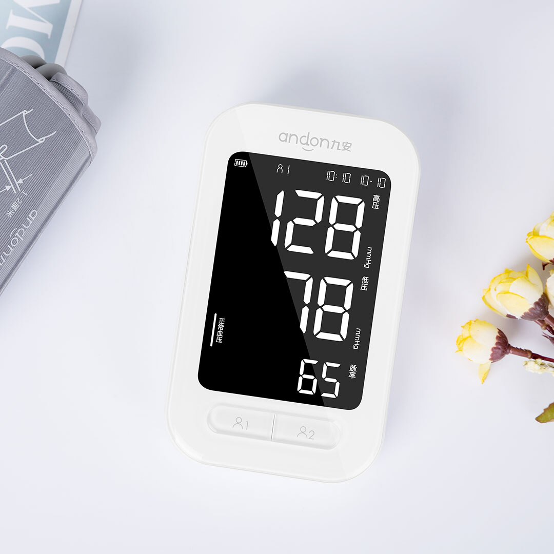 Xiaomi-Monitor de presión arterial Mijia Andon Smart Home, pulsómetro, esfigmomanómetros, pulsómetro, pantalla de 5,2 pulgadas: Default Title