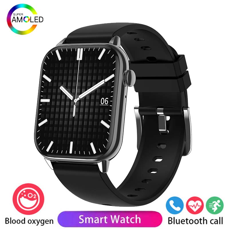 Smartwatch étanche pour hommes et femmes, appel Bluetooth, NDavid, IP67, fréquence cardiaque, oxygène sanguin, montre de sport, Android, IOS, , 2024: Rouge