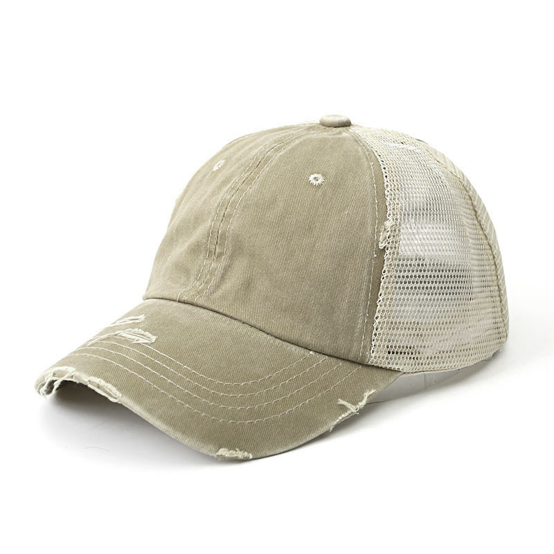 Paardenstaart Baseball Cap Vrouwen Mode Mesh Cap Snapback Zomer Vrouwen Hoed Wassen Hoeden Casual Sport Caps Verstelbare Outdoor: 3