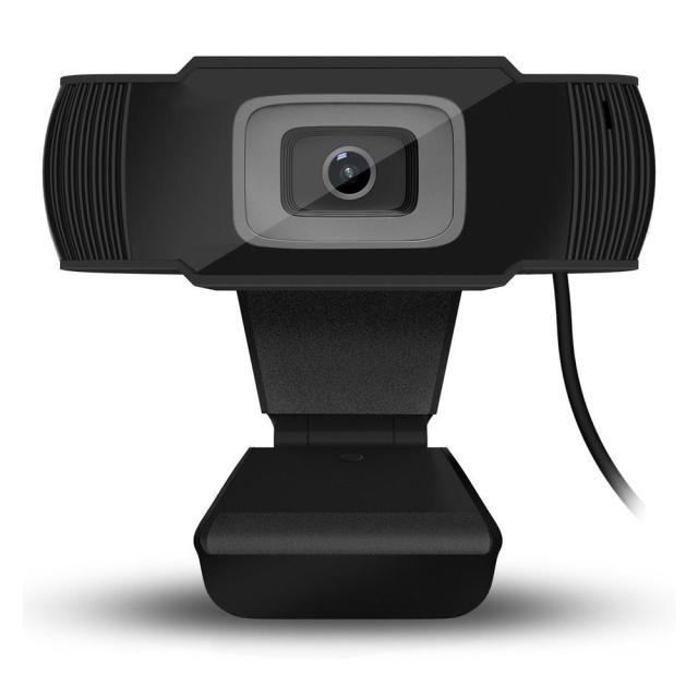 Webcam 480P Usb Camera Draaibaar Video-opname Web Camera Met Microfoon Mini Usb 2.0 Voor Pc Computer: Black
