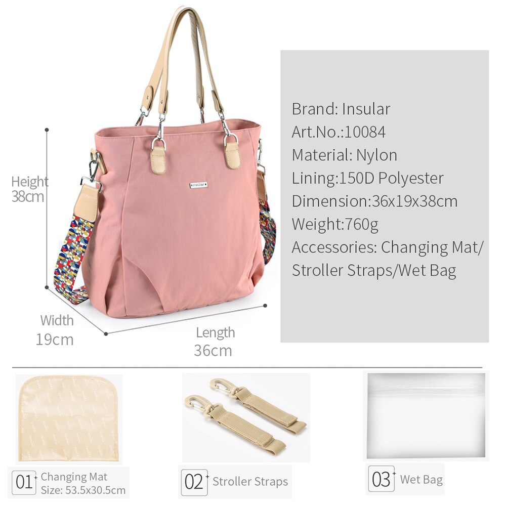 Elegantes bolsas para pañales de bebé, bolsas de – Grandado