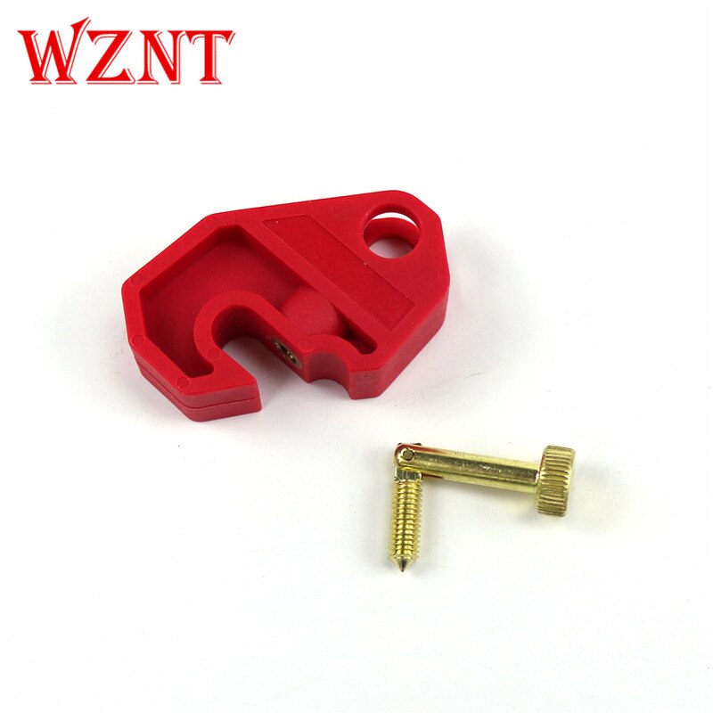 5pcs breaker lockout lock dogs, MCB lock ,toggle lock safety circuit breaker lock, tool-free lockout: Default Title