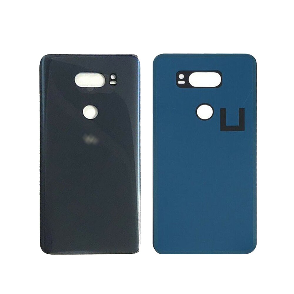 Glas Batterij Back Cover Voor Lg V30 Achter Behuizing Deur Battery Cover Terug Behuizing Vervanging: Blue