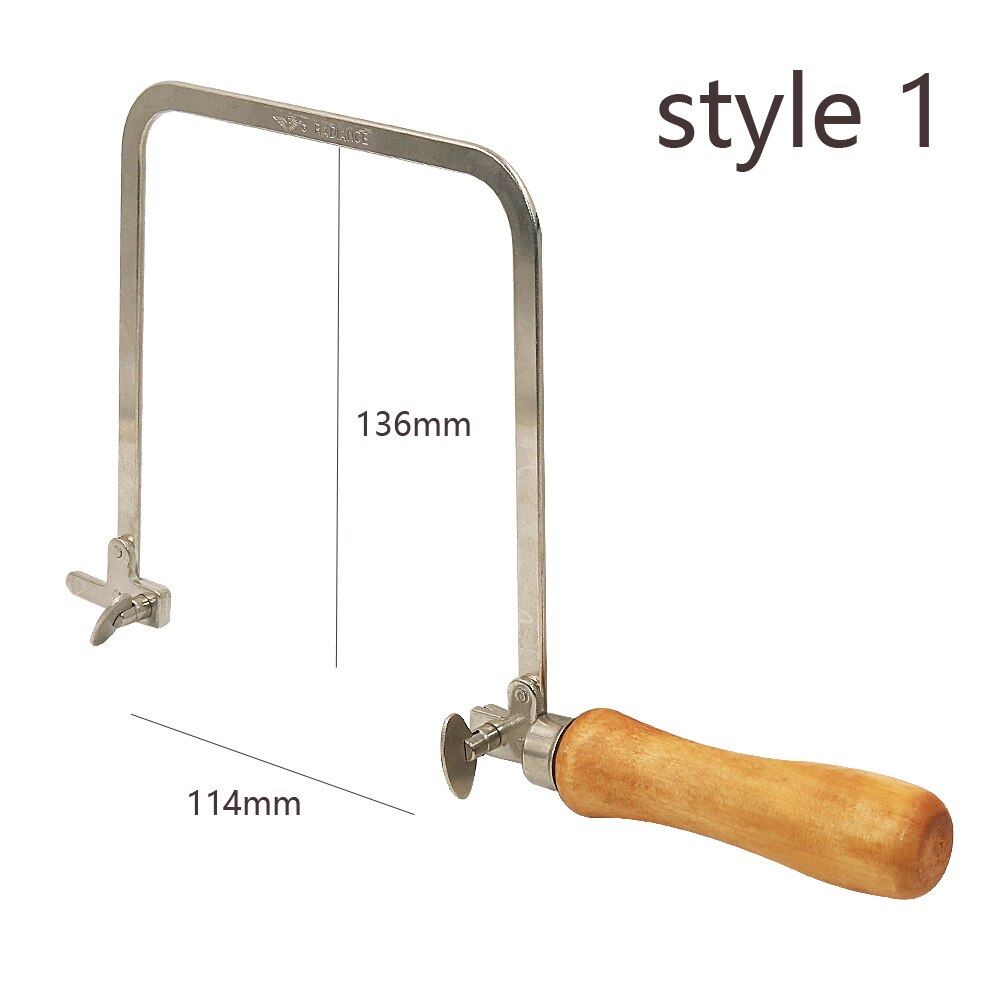 Professionele zaagboog houten handvat met 12 stuks zaagblad sieraden zaagframe handgereedschap juwelierzaagframe