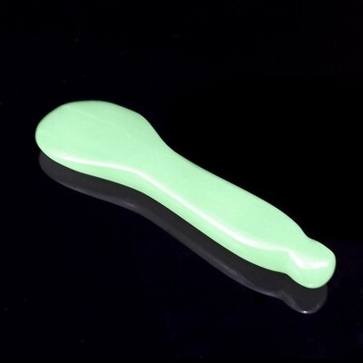 Gezicht Natuurlijke Jade Roller Trigger Punt Dual-Head Massage V Afslanken Acupunt Rolling Borstel Gezondheidszorg Tool Body Therapie