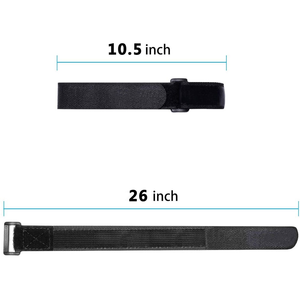 2Pcs Bike Frame Band Anti-Slip Multifunctionele Fiets Vaste Riem Verstelbare Bike Klittenband Gesp Binding Strap