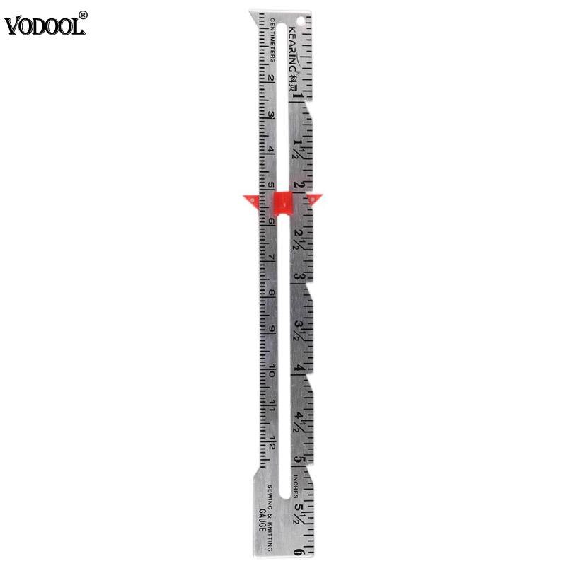 Sewing Foot Sewing 15cm Stainless Steel Metal Straight Ruler Ruler Tool Precision Double Sided Measuring Tool