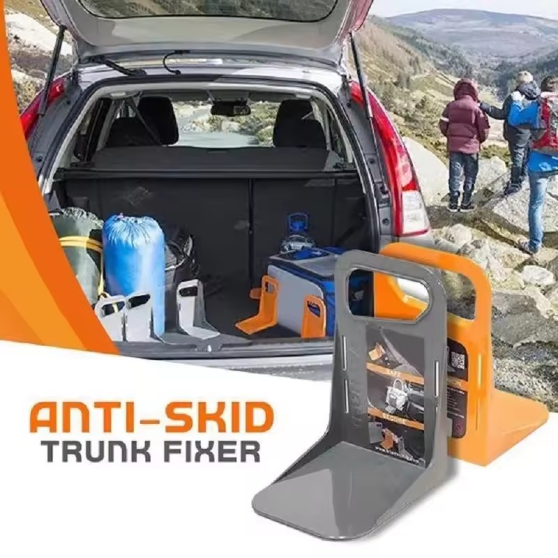 Soporte fijo multifuncional para maletero de coche, soporte de almacenamiento para valla, caja de equipaje trasera para coche, herramienta fija para organizar a prueba de sacudidas