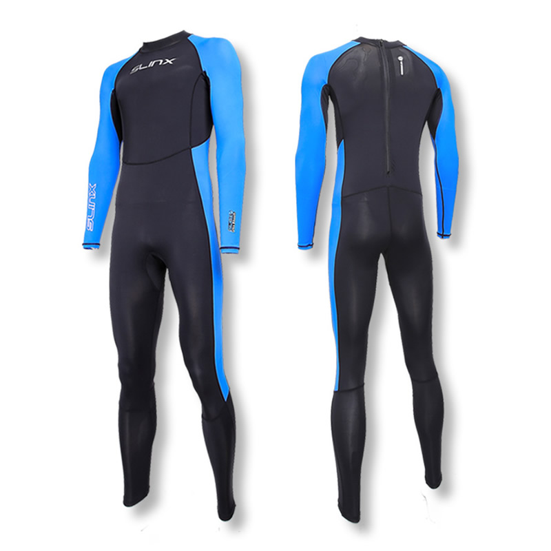 slinx men swimming surfing wet suits full body uv protection swimsuits one-piece snorkeling spearfishing scuba diving suits: XL