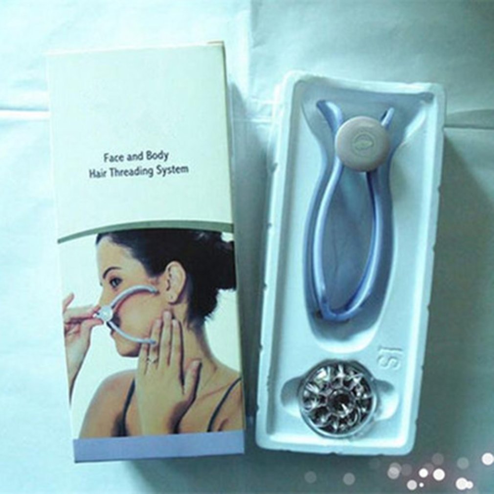 Women Plastic Cotton Modern Hair Facial Body Removal Threading Threader Epilator System Slique Tools