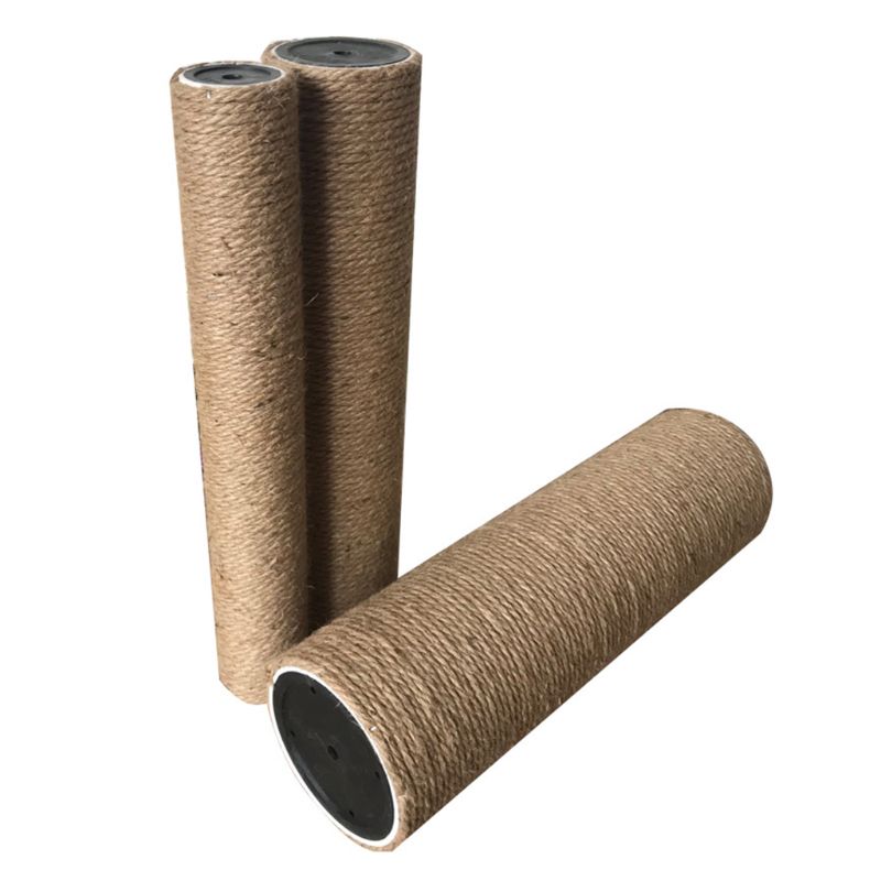 6mm Cat Scratch Pillar Jute Rope for Repair DIY Replacement Stripe Pad Carpet Kicker Toy Multipurpose for Stairs Tire
