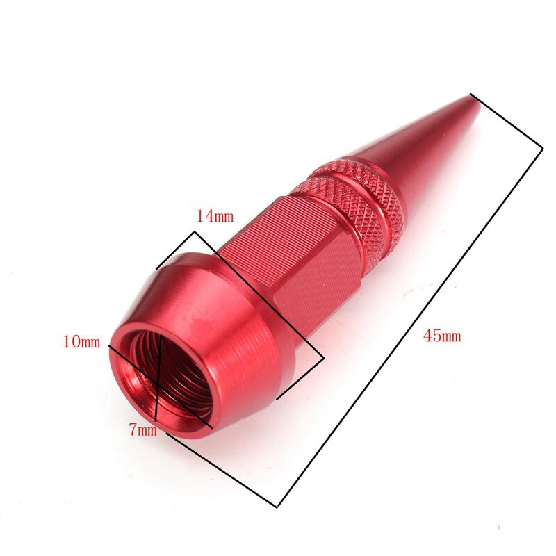 4Pc Ventieldopjes Voor Auto Auto Motorfiets Wheel Tyre Ventieldopjes Universal Blauw Geel Zilver Groen rood