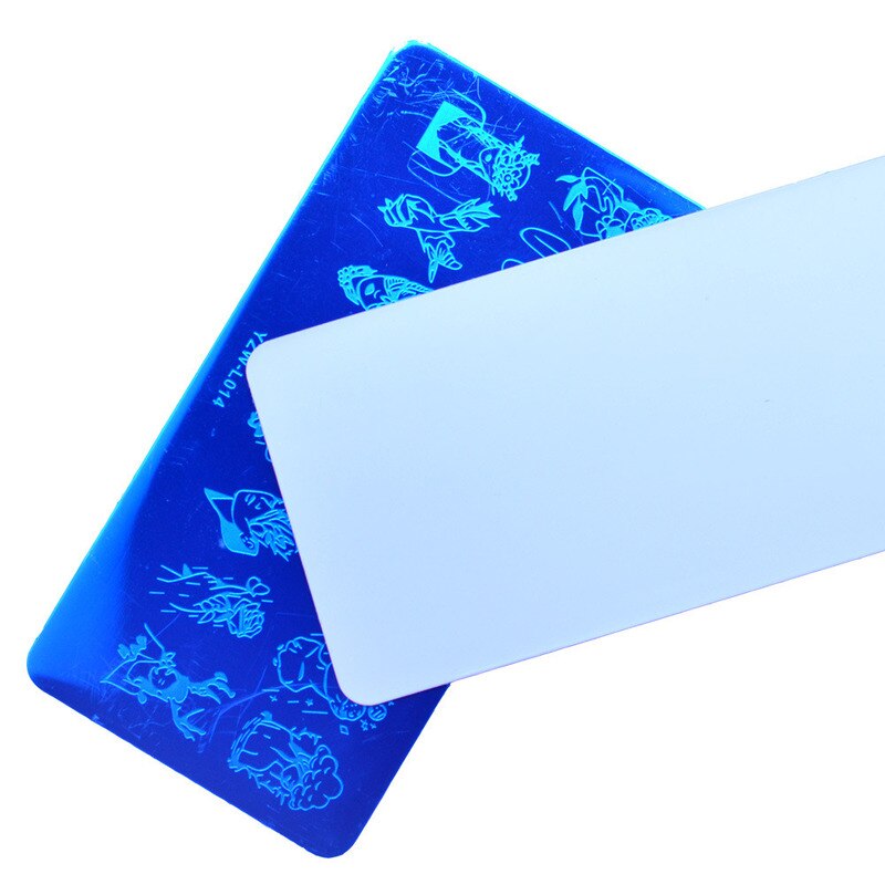 1PC Edelstahl Druck Nagel Stanzen Platten Manikübetreffend Blätter Ahorn Schablone Schimmel Weihnachten Schneeflocken Nagel Kunst DIY Dekorationen