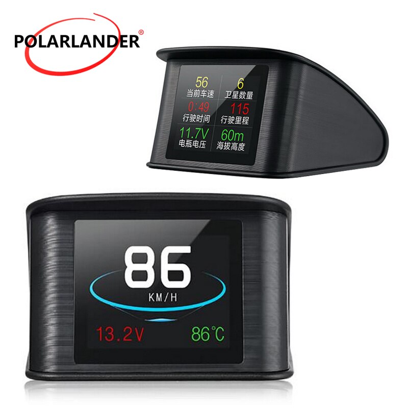 Car GPS HUD Head Up Display Digital Speedometer Satellites Speed For All Cars