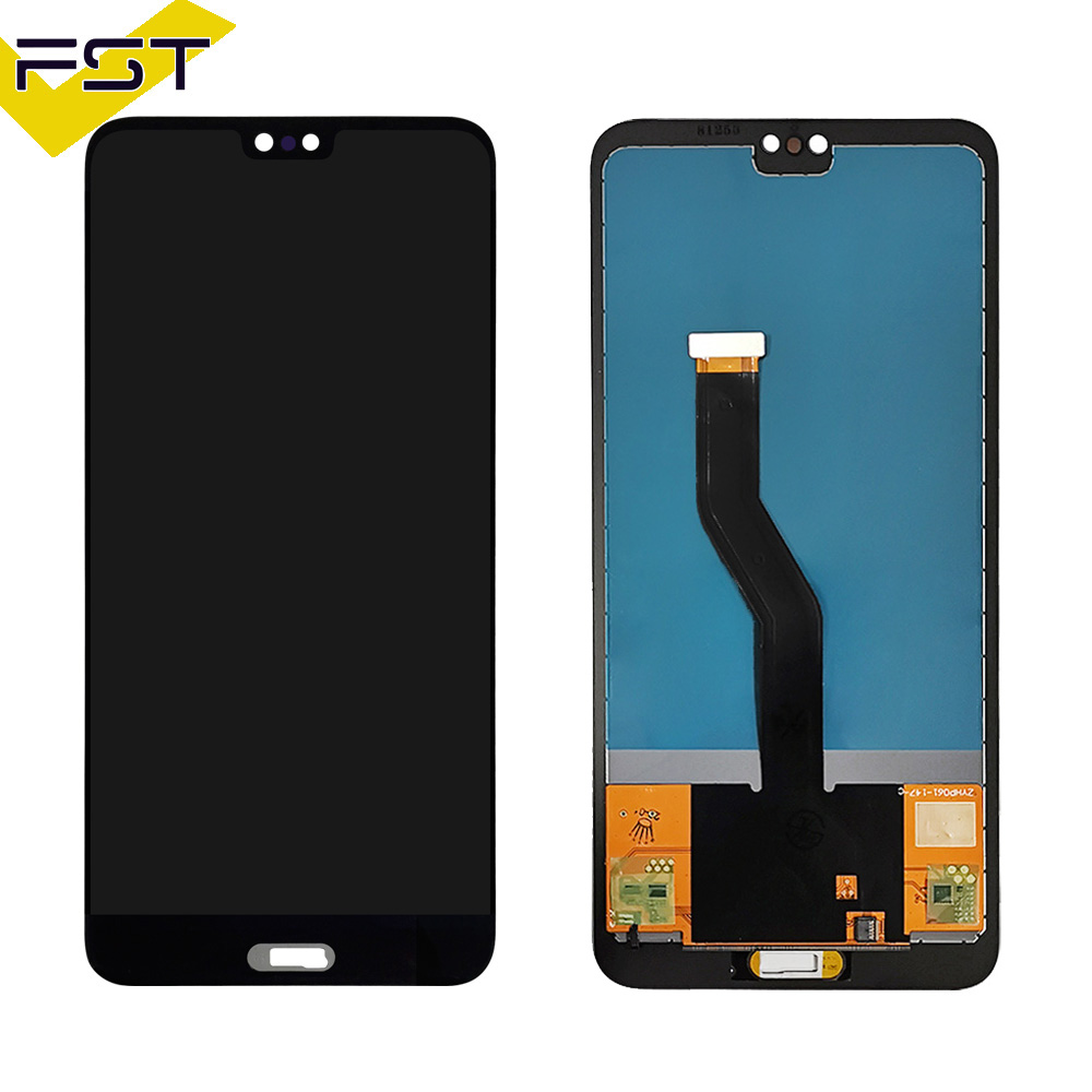6.1 '' tft til huawei  p20 pro lcd -skærm+berøringsskærm digitaliseringsenhed udskiftning til huawei  p20 pro clt -l04 clt -l09 clt -l29