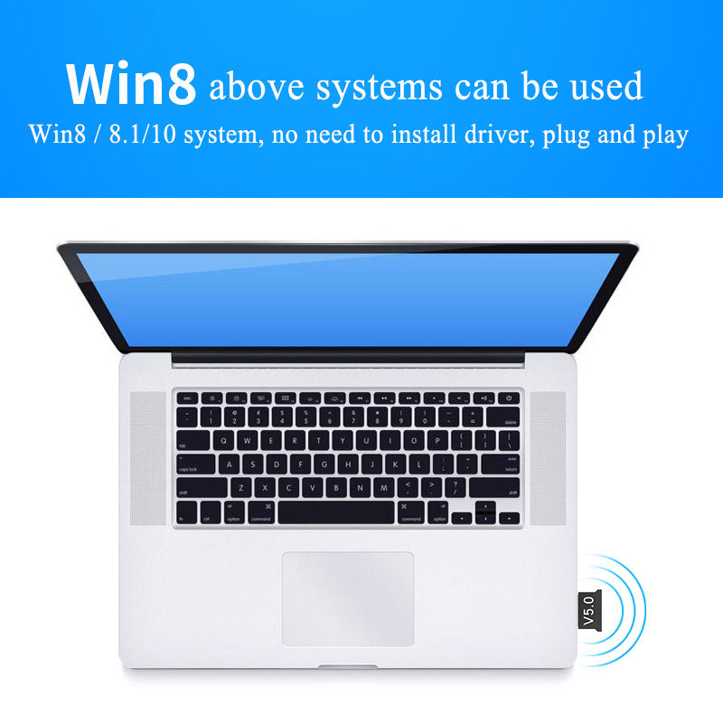 Bluetooth Adapter 5.0 Usb Bluetooth Desktop Computer Notebook Bluetooth Ontvanger Zender 5.0 Voor Geen Bluetooth Computer