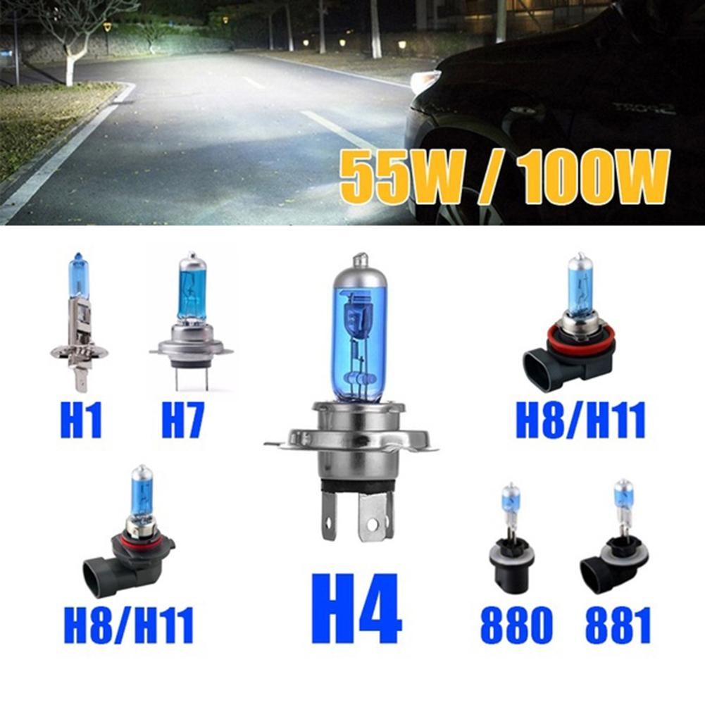 2Pcs 12V Super Bright Car Driving Front Headlight Halogen Light Bulb Fog Lamp