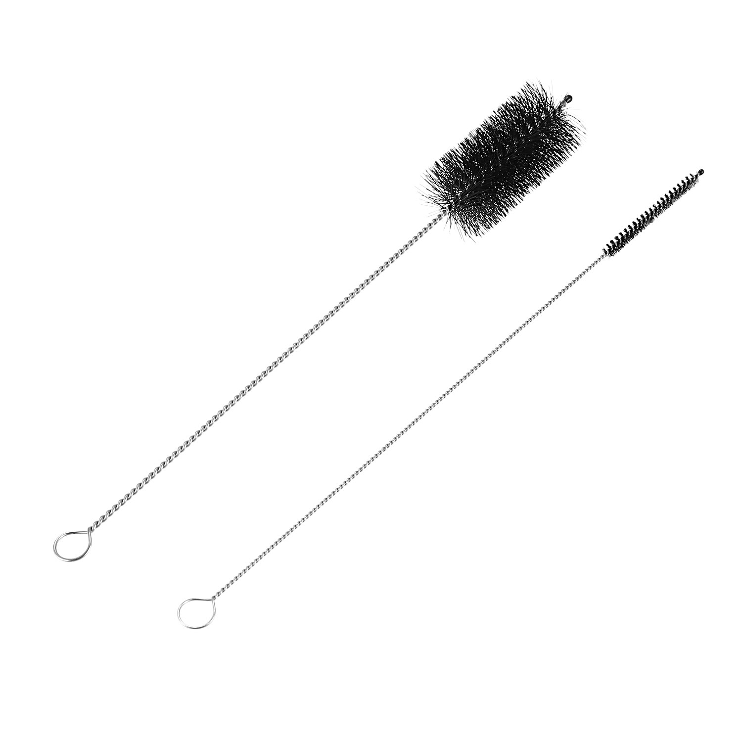 Escova de garrafa, escovas de limpeza de garrafa, escova de limpeza, limpador para copos de garrafas de pescoço estreito com gancho, conjunto de 10 peças